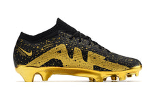 Carregar imagem no visualizador da galeria, Nike Feminina Air Zoom Mercurial Vapor 15 FG Elite - Preto Dourado
