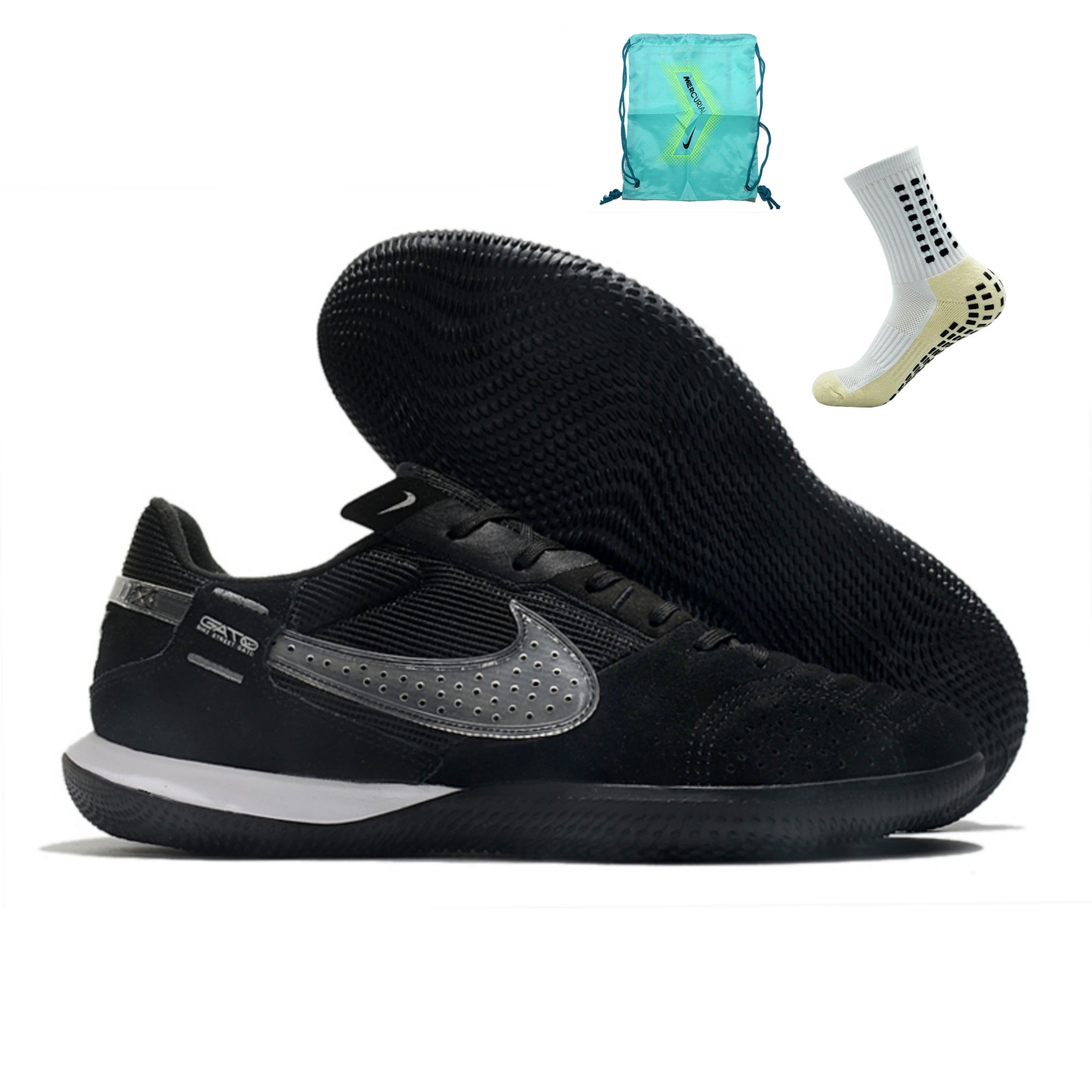 Nike Street Gato Futsal - Preto – Acstorechuteiras