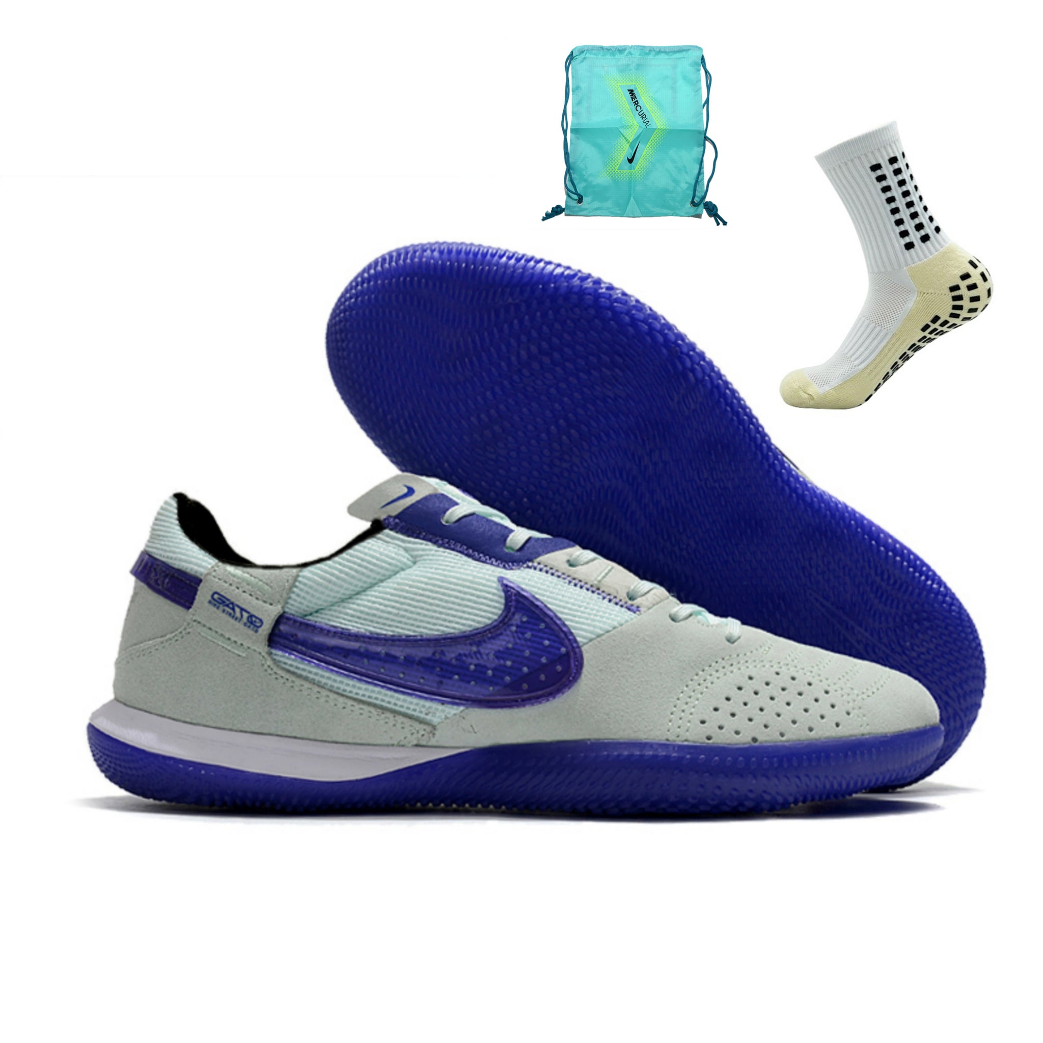 Nike Street Gato Futsal - Cinza Azul – Acstorechuteiras