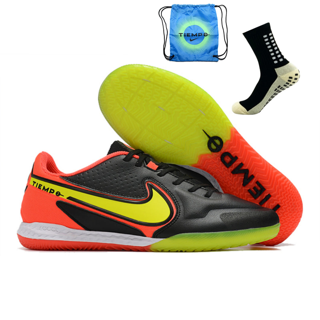 Nike Tiempo Legend 9 Pro Futsal - Preto Vermelho