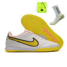 Carregar imagem no visualizador da galeria, Nike Tiempo Legend 9 Pro Futsal - Branco Amarelo
