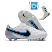 Carregar imagem no visualizador da galeria, Nike Tiempo Legend 9 Elite FG - Branco Azul
