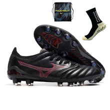 Carregar imagem no visualizador da galeria, Mizuno Morelia Neo III Pro FG - Preto Vermelho
